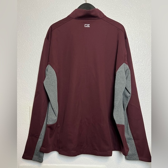 NWT Cutter & Buck Weather Tec Soft Shell Jacket Color Bordeaux Size XXL - Picture 2 of 9